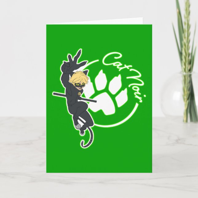 Tarjeta Insignia Cat Noir (Anverso)