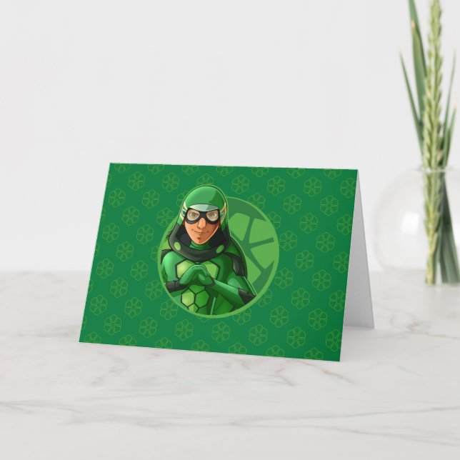 Tarjeta Insignia verde de Carapace (Anverso)