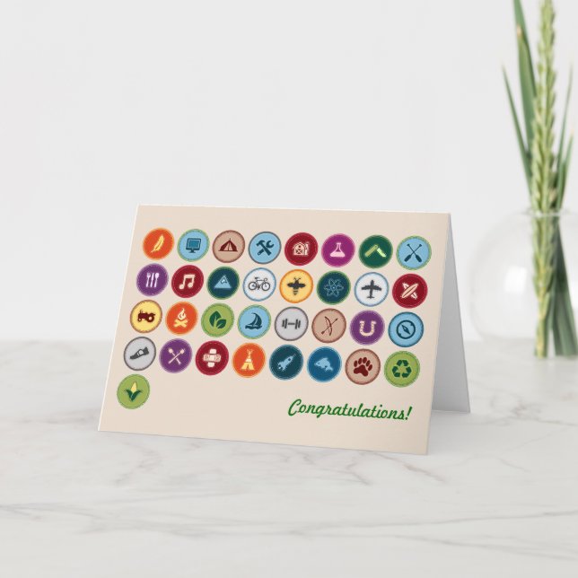 Tarjeta Insignias de mérito (Anverso)