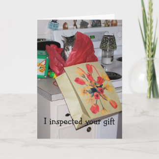 Tarjeta Inspeccioné tu regalo