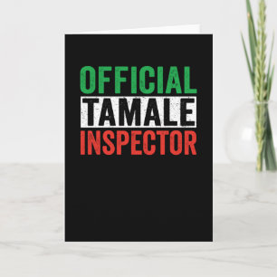 Tarjeta Inspector Oficial de Tamales