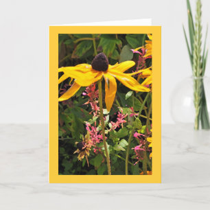 Tarjeta Inspiración amarilla de la miel