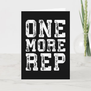Tarjeta Inspiración de entrenamiento - Una Rep Más - Motiv