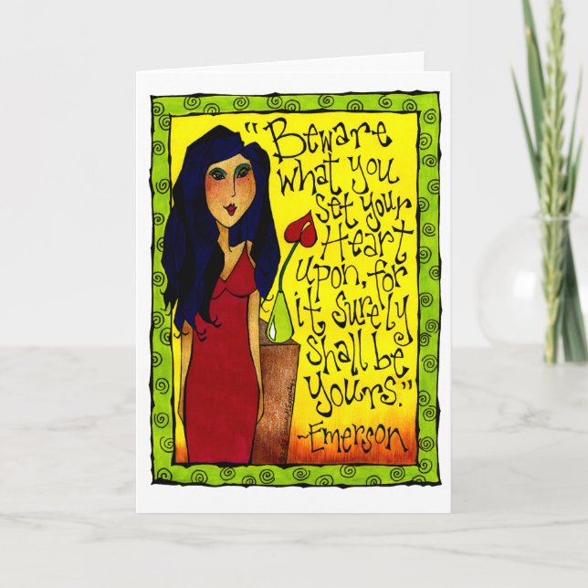 Tarjeta Inspiración de estímulo a mujeres asiáticas (Anverso)