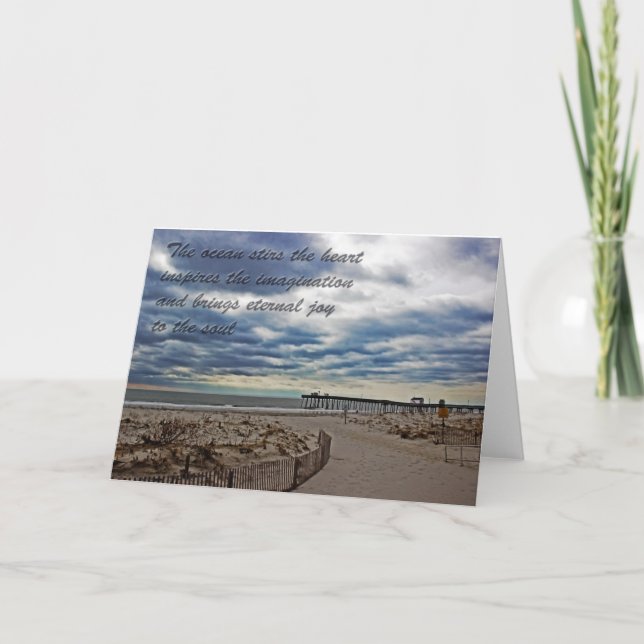 Tarjeta Inspiración e imaginación para el alma (Anverso)