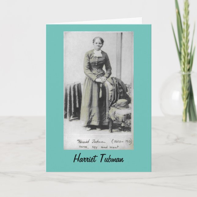 Tarjeta Inspiraciones de Harriet Tubman (Anverso)