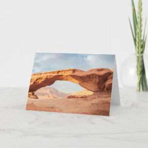 Tarjeta Inspiraciones naturales en el valle de Wadi Rum, t