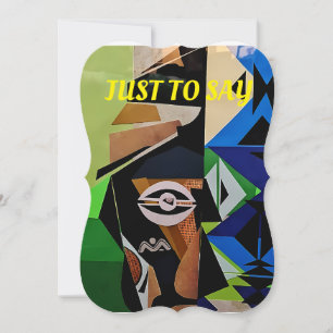 Tarjeta inspirada africana, tarjeta africana tradi