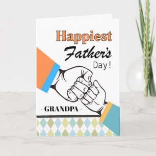 Tarjeta Inspirador el primer día del abuelo