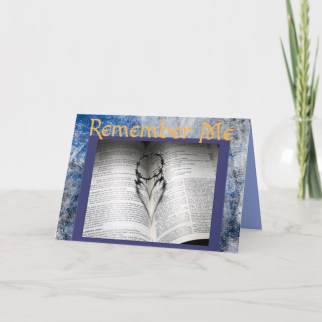 Tarjeta Inspirador Recuérdame Pascua (Anverso)