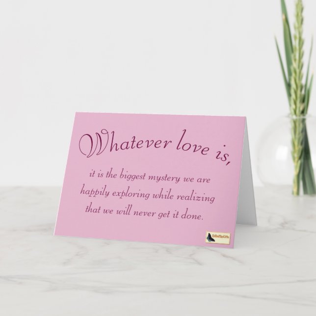 Tarjeta inspiradora - Amor (Anverso)