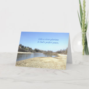 Tarjeta inspiradora: Como un río glorioso