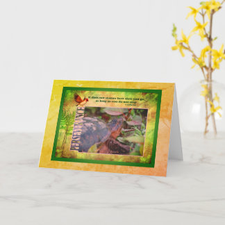 Tarjeta Inspiradora de cita de perseverancia de to