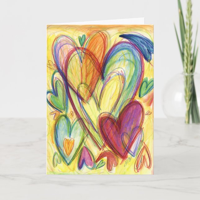 Tarjeta inspiradora de Corazones de Curación (Anverso)