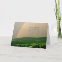 Inspiradora escena arcoiris y decir
