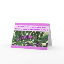 Tarjeta inspiradora - Sea usted