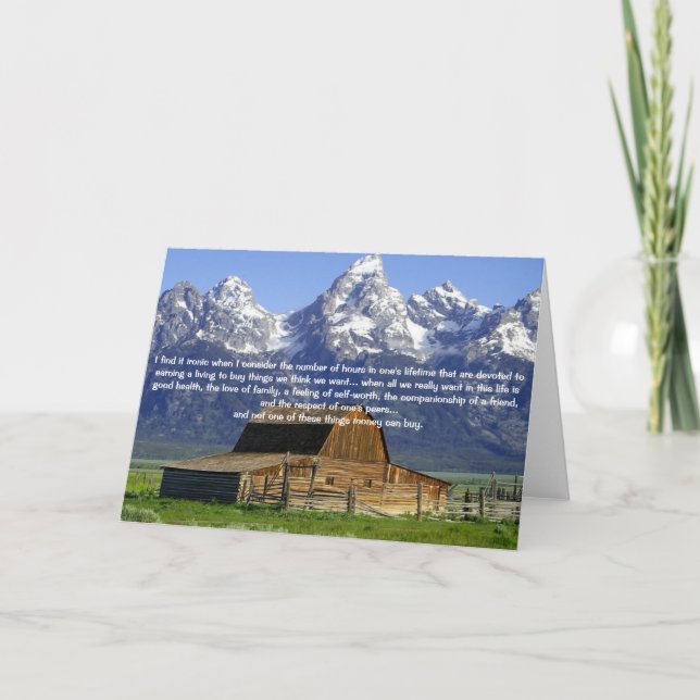 Tarjeta Inspiradoras irronías de la vida (Anverso)