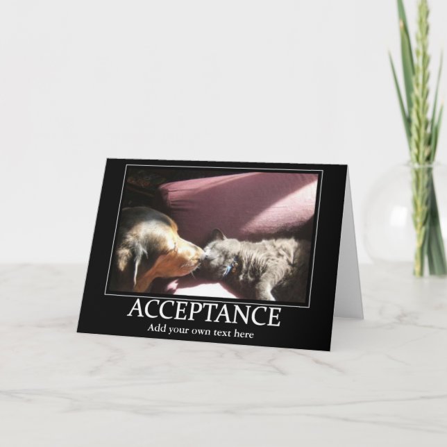 Tarjeta Inspire de aceptación (Anverso)