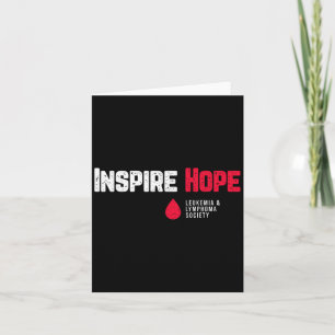 Tarjeta Inspire Esperanza Leucemia Y Sociedad De Linfoma S