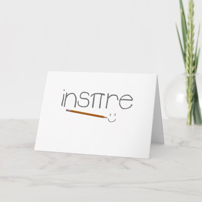Tarjeta Inspire la matemáticas (Anverso)