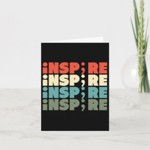 Tarjeta Inspire Semicolón: Proyecto de sensibilización sob