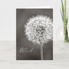 Tarjeta Inspired Wish Dandelion