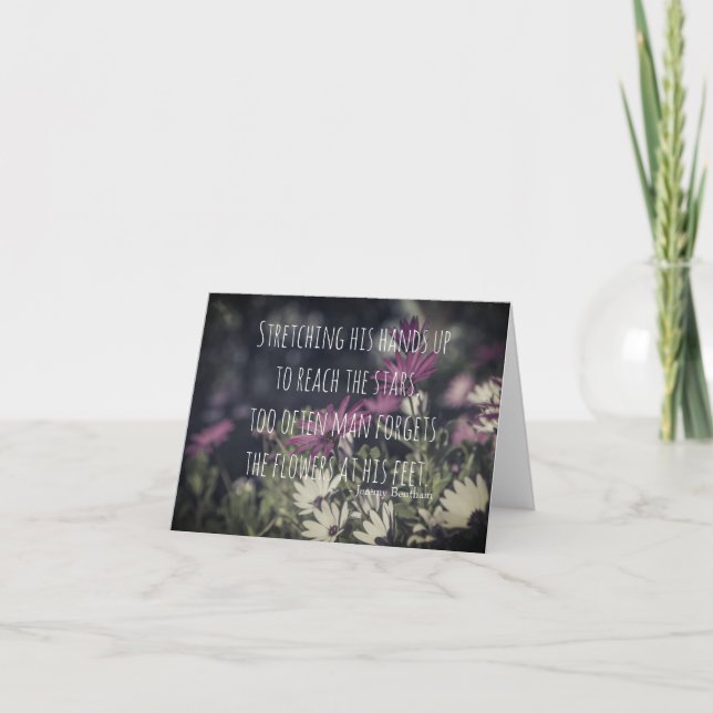 Tarjeta Inspiring Jeremy Bentham Quote (Anverso)