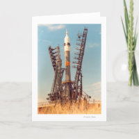 Instalación de la nave espacial de Soyuz en