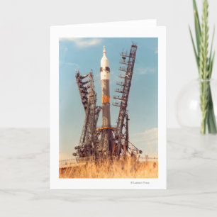 Tarjeta Instalación de la nave espacial de Soyuz en