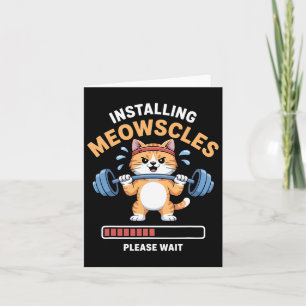 Tarjeta Instalación de Meowslces Fitness Bodybuilding