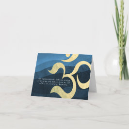 Tarjeta Instructor de Meditación de Yoga entrenador de vid