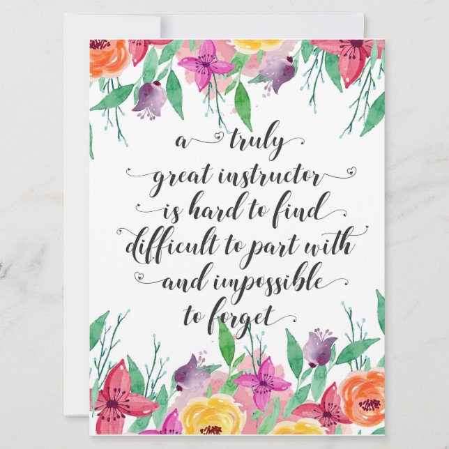 Tarjeta Instructor de yoga regalo de oficina Instructor Co (Anverso)