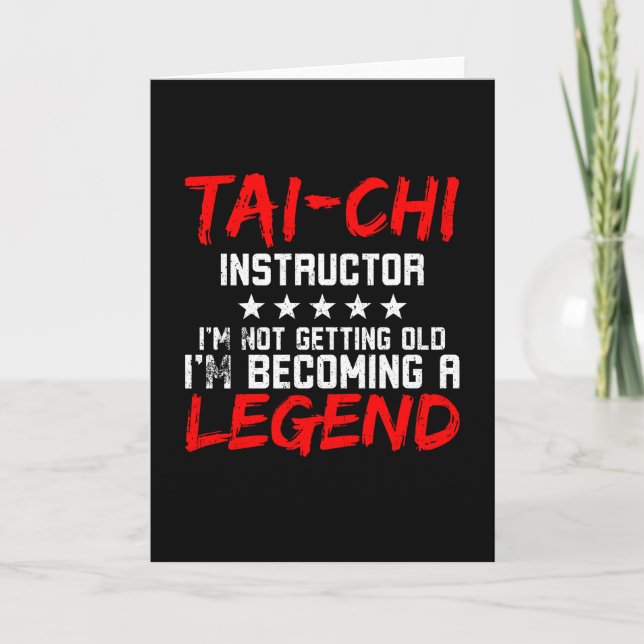 Tarjeta Instructor Tai Chi Legend (Anverso)