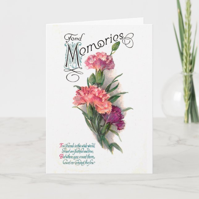 Tarjeta Intento Y Verdadero Amigo (Anverso)