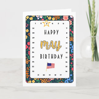 Tarjeta interactiva de cumpleaños de Star May