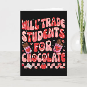 Tarjeta Intercambiará Estudiantes Por Chocolate Profesor V