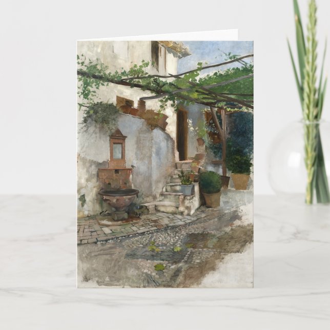 Tarjeta Interior de granja del sur de España | Hugo Birger (Anverso)