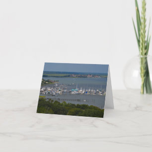 Tarjeta Interior en blanco, Escenario Florida Marina Greet