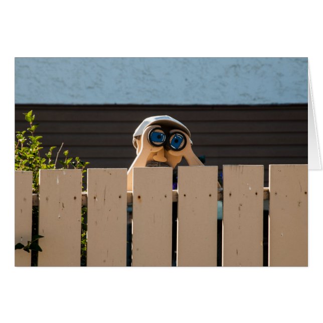 Tarjeta interior en blanco para vecinos de Peeping (Anverso (Horizontal))