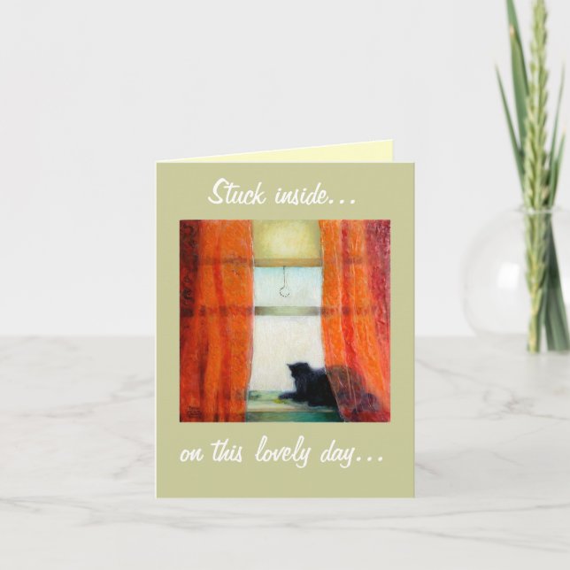Tarjeta Interior pegado…, en este día precioso… (Anverso)