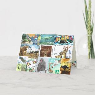 Tarjeta internacional de marca de marca de reposo 