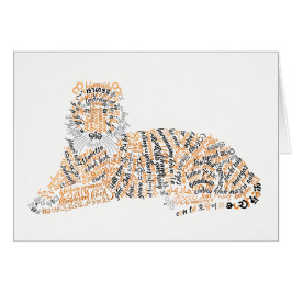 Tarjeta internacional de tigres