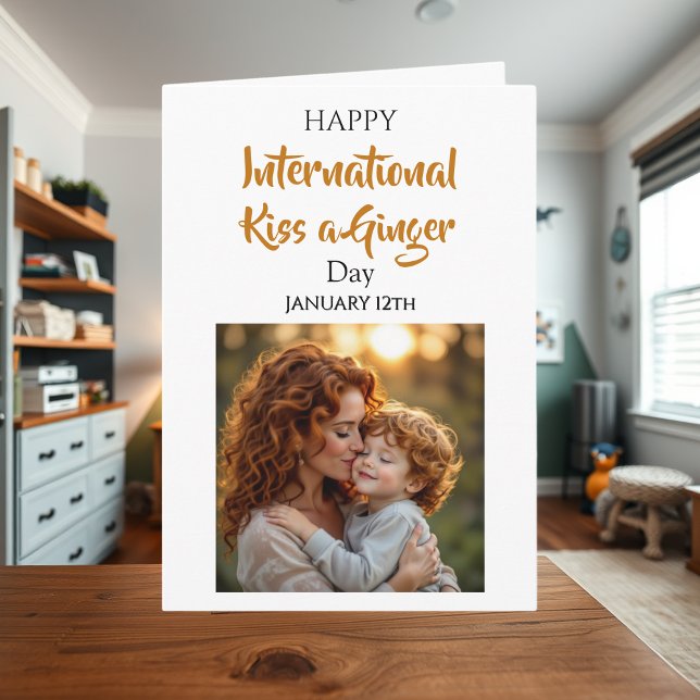 Tarjeta International Kiss a Ginger Day | January 12th (Subido por el creador)