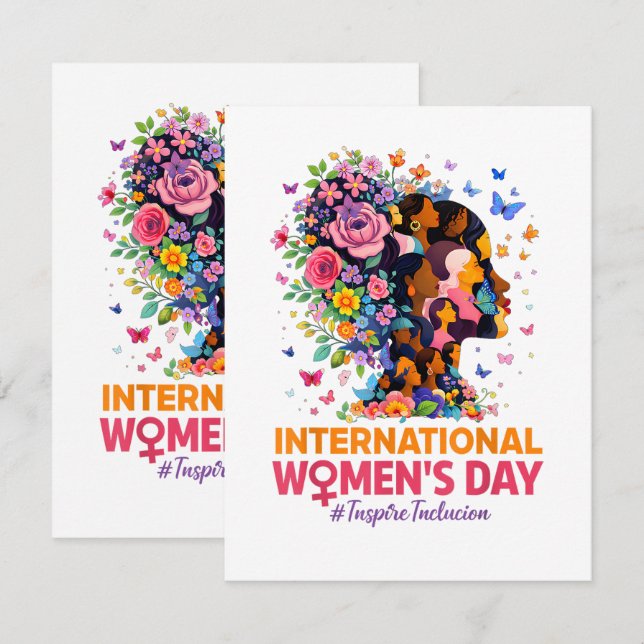 Tarjeta International Women's Day (Anverso / Reverso)