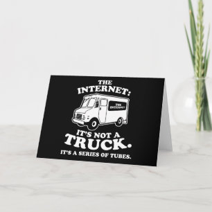 Tarjeta Internet no es un camión. Es una serie de tubos