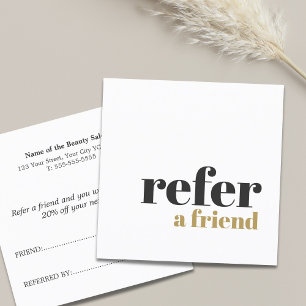 Tarjeta intrépida elegante simple de la remisión