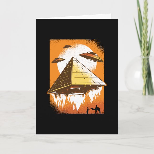 Tarjeta Invasor de la pirámide Alien (Anverso)