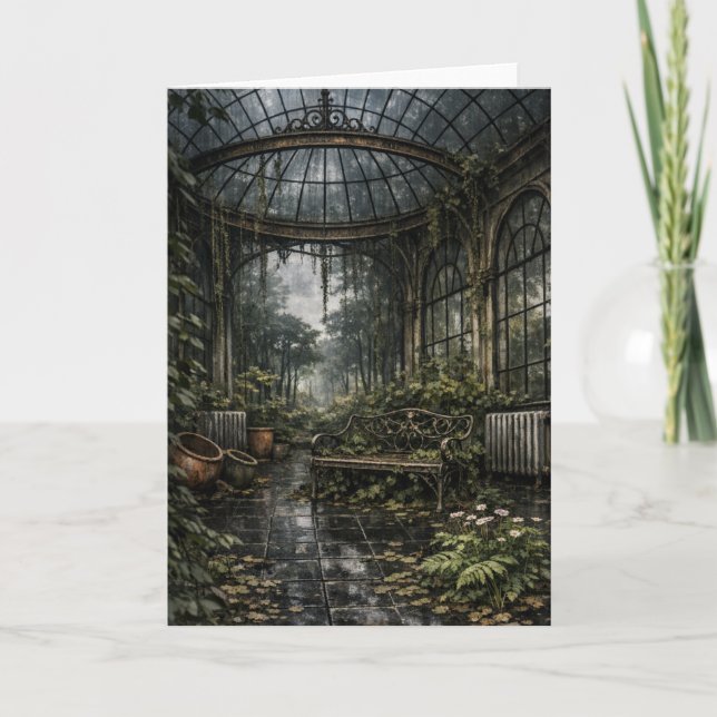Tarjeta Invernadero Orangery Beautiful Decay (Anverso)