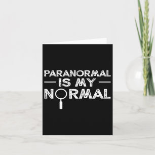 Tarjeta Investigador paranormal Ghost Hunting Funny Gift