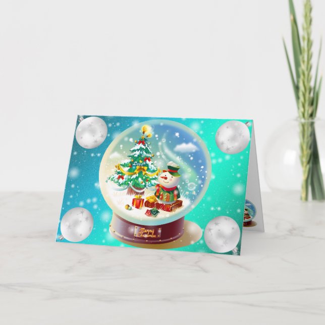 Tarjeta Invierno Azul (Anverso)